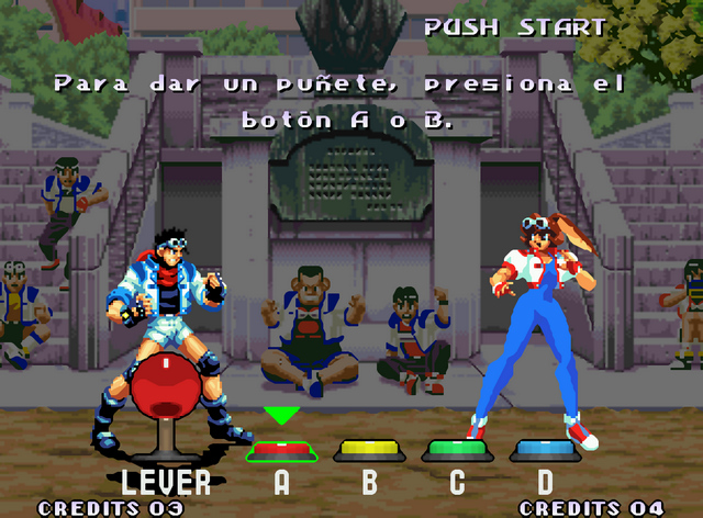 Controles/Cómo jugar a Waku Waku 7