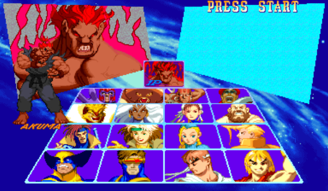 Pantallazo X-Men Vs. Street Fighter