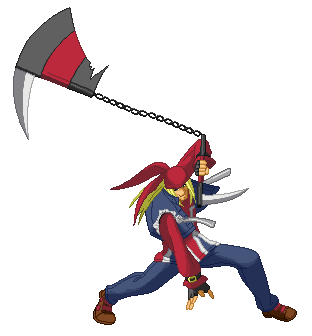 Sprite Axl Low Guilty Gear XX Accent Core Plus R