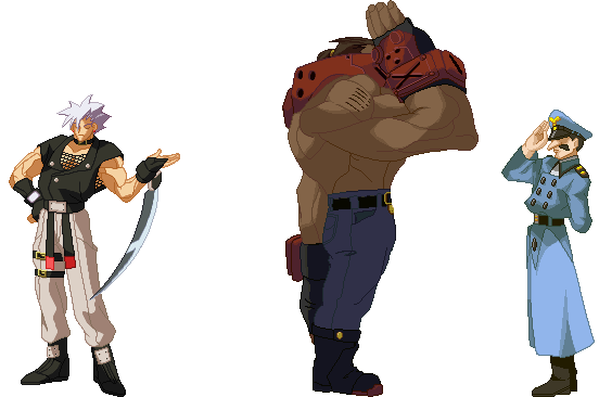 Sprite Faust Vs. Zappa Guilty Gear XX Accent Core Plus R