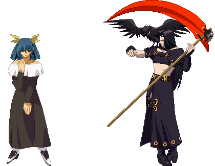 Sprite Dizzy Vs. Testament Guilty Gear XX Accent Core Plus R