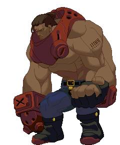 Sprite Potemkin Guilty Gear XX Accent Core Plus R