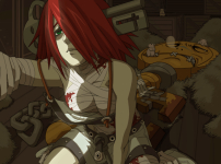 Ilustración fin modo Arcade A.B.A Guilty Gear XX Accent Core Plus R