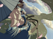 Ilustración fin modo Arcade Anji Mito Guilty Gear XX Accent Core Plus R