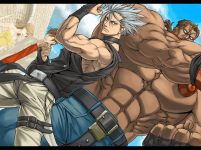 Ilustración fin modo historia Chipp Zanuff Guilty Gear XX Accent Core Plus R