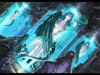 Ilustración fin modo historia Dizzy Guilty Gear XX Accent Core Plus R