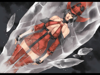 Ilustración fin modo historia I-no Guilty Gear XX Accent Core Plus R