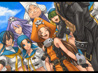 Ilustración fin modo historia May Guilty Gear XX Accent Core Plus R