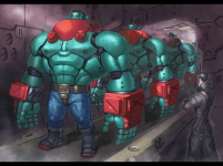 Ilustración fin modo historia Robo-Ky Guilty Gear XX Accent Core Plus R