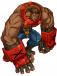 Ilustración Potemkin Guilty Gear XX Accent Core Plus R
