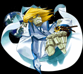 Ilustración fin modo Arcade Robo-Ky Guilty Gear XX #Reload
