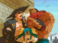 Ilustración fin modo historia Potemkin Guilty Gear XX #Reload