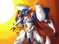 Ilustración fin modo Arcade Justice Guilty Gear XX Slash