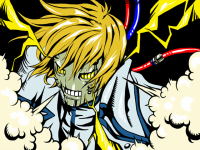 Ilustración fin modo Arcade Robo-Ky Guilty Gear XX Slash