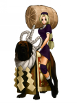 Artwork Hinako Shijou KOF 2001