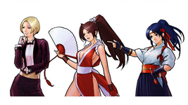 Artwork Women Fighters Team KOF 2002 UM