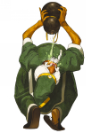 Artwork Chin Gentsai KOF 2002