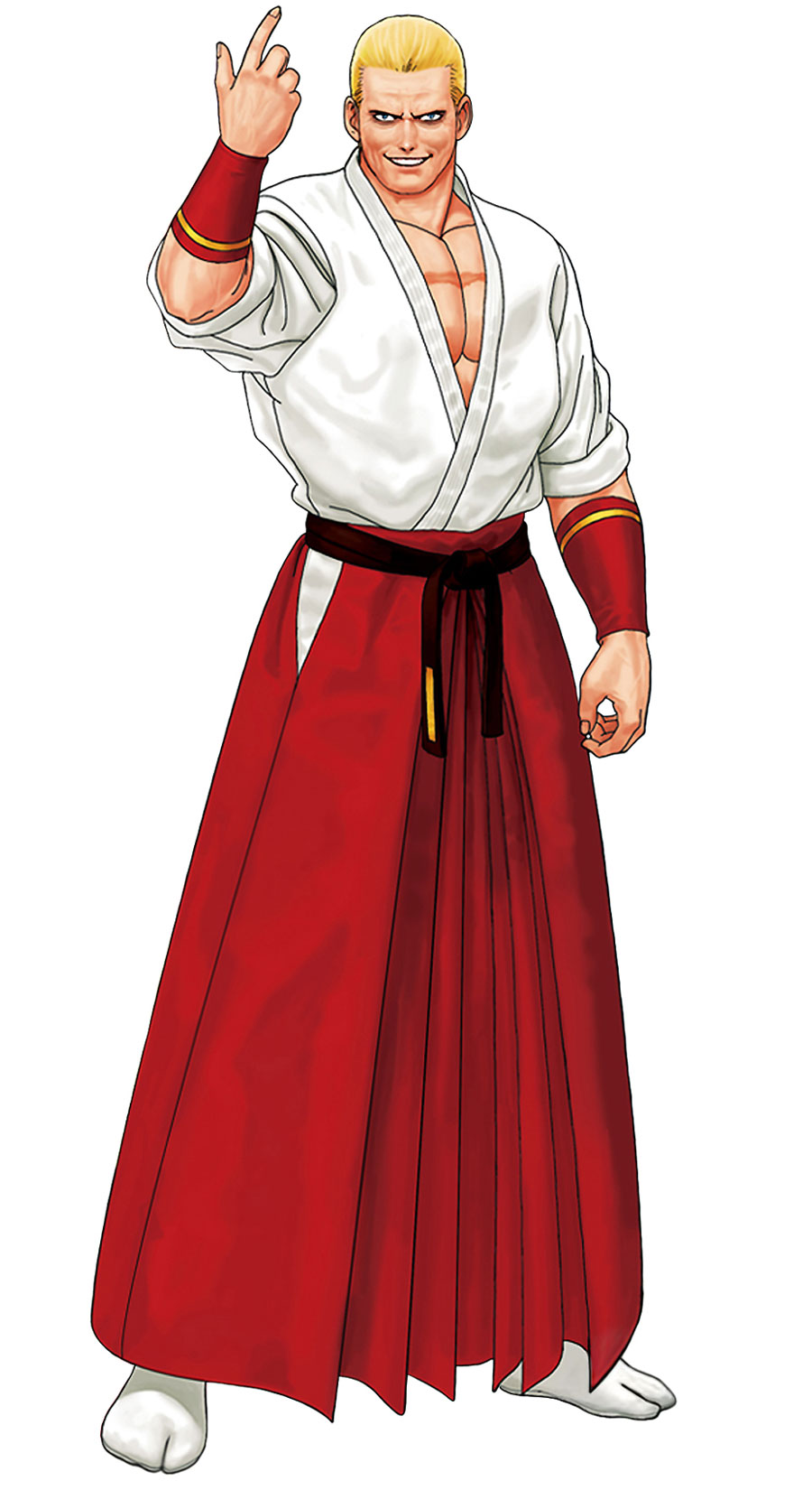NBA Jam (the book) on X: The Boss Team -- Mr. Big, Geese Howard, and Wolfgang Krauser -- poses in The King of Fighters '96 promo art. / X