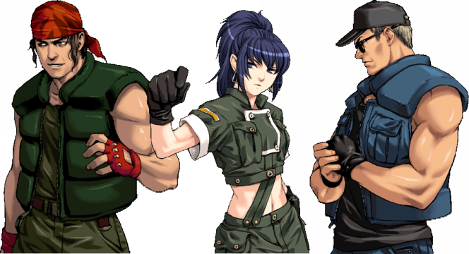 Ikari Warriors Team The King of Fighters Neowave