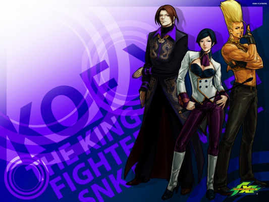 Rivals Team de KOF XI: Benimaru Nikaido, Elisabeth Blanctorche, Duo Lon