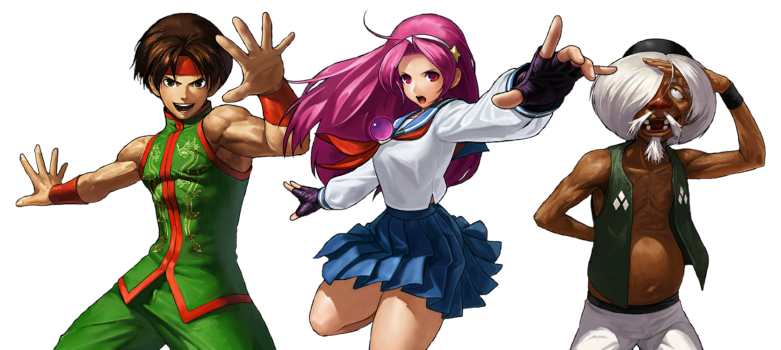 Artwork Psycho Soldier Team The King of Fighters XIII por Eisuke Ogura