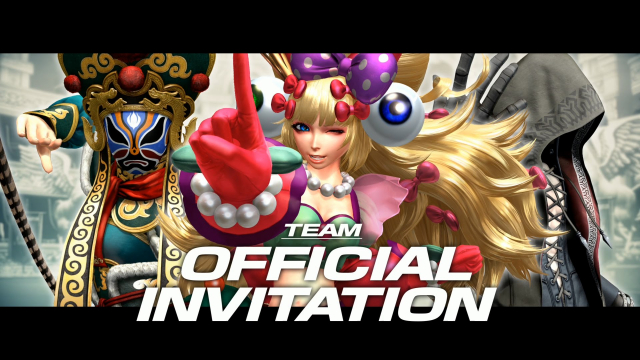 Artwork Official Invitation Team The King of Fighters XIV