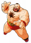 Arte Zangief Marvel Super Heroes Vs. Street Fighter