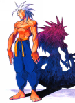 Ilustración Jon Talbain (Gallon) - Hombre Lobo Night Warriors: Darkstalkers' Revenge