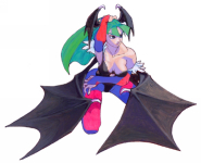 Morrigan - Súcubo Night Warriors: Darkstalkers' Revenge
