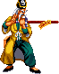Sprite Tenho con arma Ninja Master's