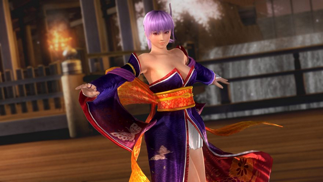 Traje exclusivo Ayane (Miyama Ageha) para DOA5 Last Round