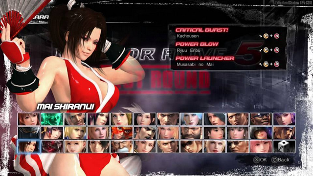 Mai Shiranui Dead or Alive 5: Last Round