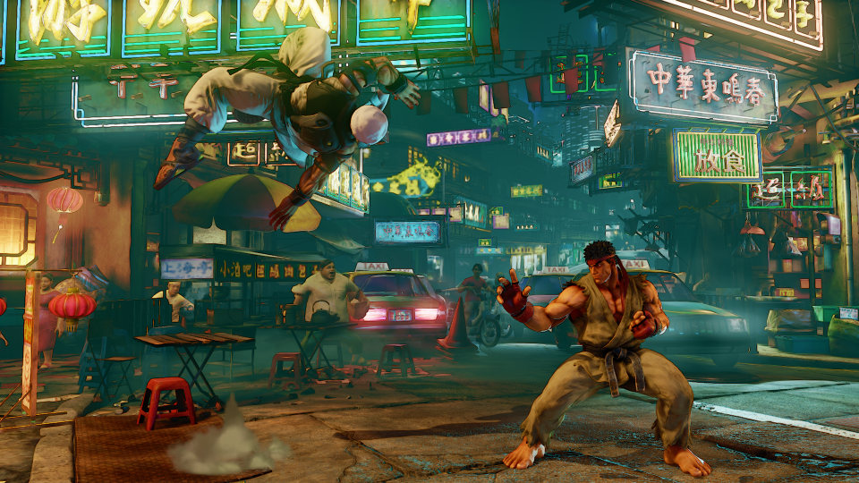 Front Flip V-Skill Rashid Street Fighter V