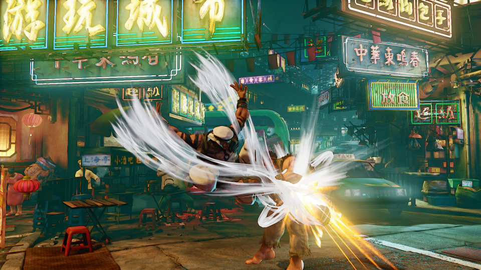 Front Flip V-Skill Rashid Street Fighter V
