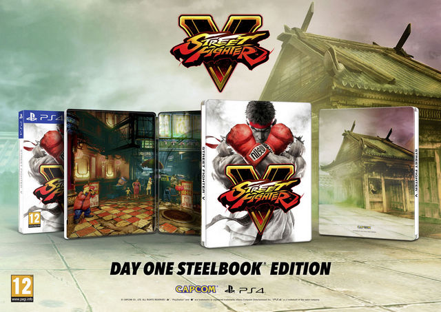 Street Fighter V Day One Steelbook PEGI