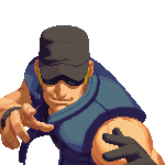 Retrato Clark Still The King of Fighters 2000