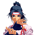 Retrato Kasumi Todoh The King of Fighters 2000
