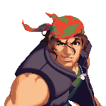 Retrato Ralf Jones The King of Fighters 2000