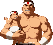 Retrato victoria Goro Daimon KOF 2002