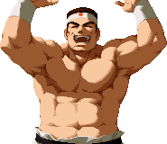 Retrato victoria Goro Daimon KOF 2003