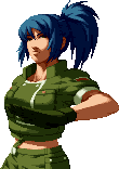 Retrato victoria Leona Heidern KOF 2003