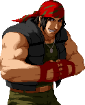Retrato victoria Ralf Jones KOF 2003