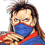 Retrato Eiji Kisaragi The King of Fighters 95