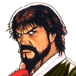 Retrato Saisyu Kusanagi The King of Fighters 95