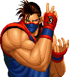 Retrato victoria Eiji Kisaragi KOF 95