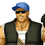 Retrato Clark Still The King of Fighters '96