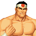Retrato Goro Daimon The King of Fighters '96
