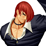 Retrato Iori Yagami The King of Fighters '96