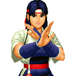 Retrato Kasumi Todoh The King of Fighters '96