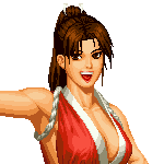 Retrato Mai Shiranui The King of Fighters '96